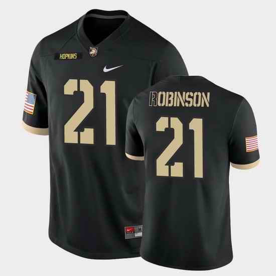 Men Army Black Knights Tyrell Robinson College Football Black Game Jersey